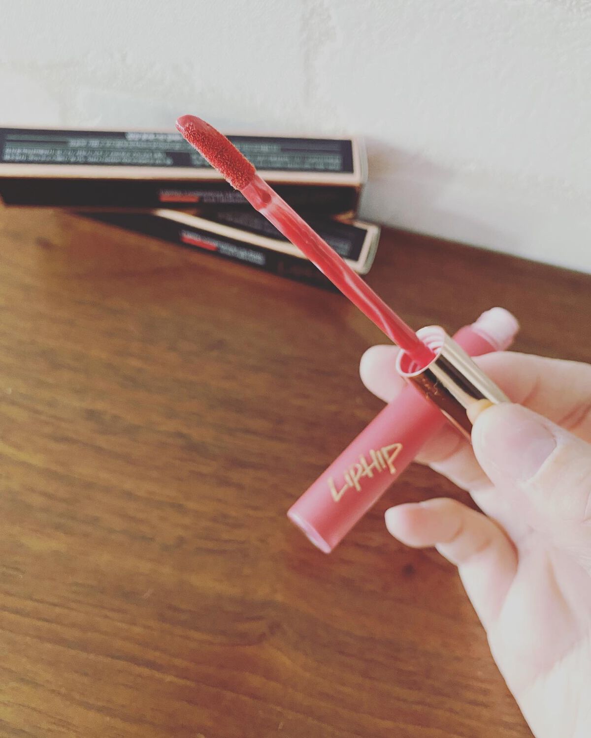 Carrie125 on LIPS 「【LIPHIPロングラスティング マットリップティント】01ヌ..」(3枚目)