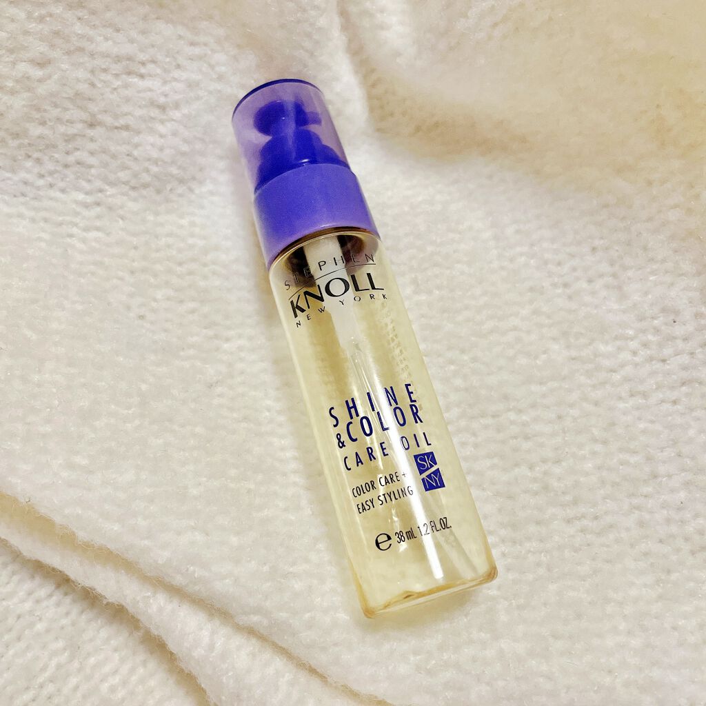シャイン カラーケア オイル/スティーブンノル ニューヨーク/ヘアオイルを使ったクチコミ（1枚目）
