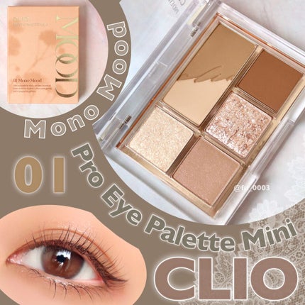 プロ アイパレット ミニ/CLIO/アイシャドウパレットを使ったクチコミ(1枚目)