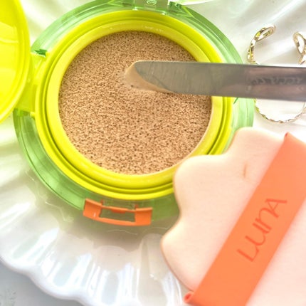 コンフィーライトクッション/LUNA/クッションファンデーションを使ったクチコミ(4枚目)