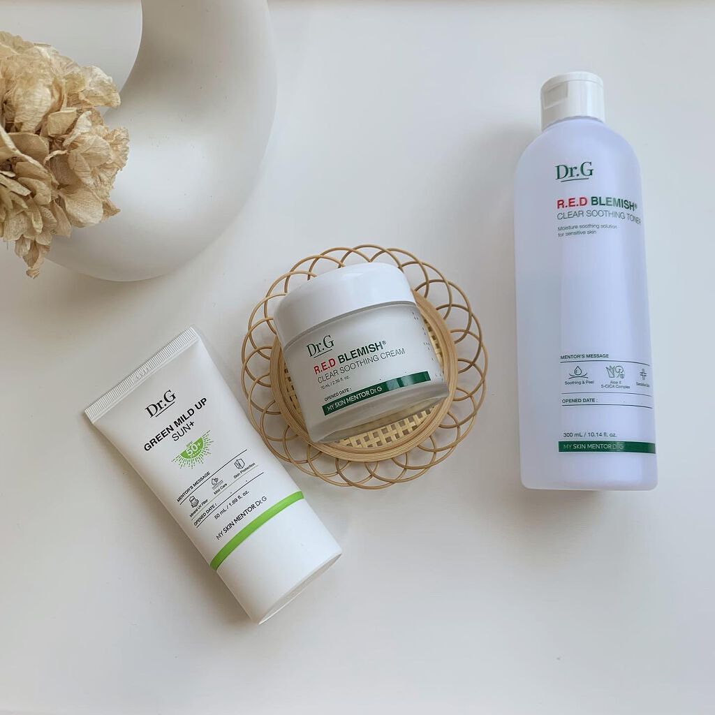 グリーンマイルドアップサンプラス/Dr.G/日焼け止めクリームを使ったクチコミ（1枚目）