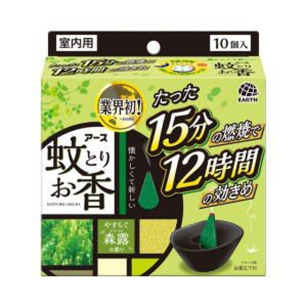 アース蚊とりお香 森露の香り 10個函入