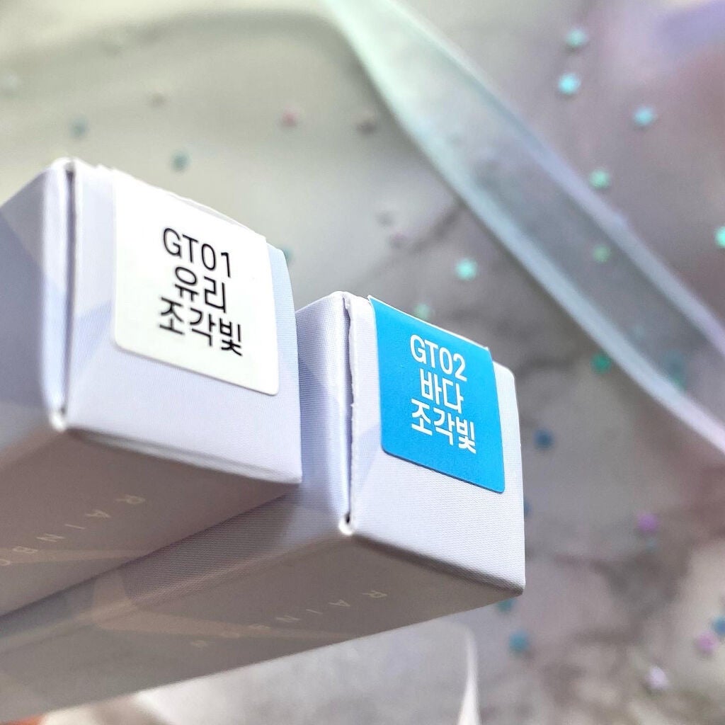 パールブリー アイグリッター トライアングル/BLACK ROUGE/グリッターを使ったクチコミ(10枚目)