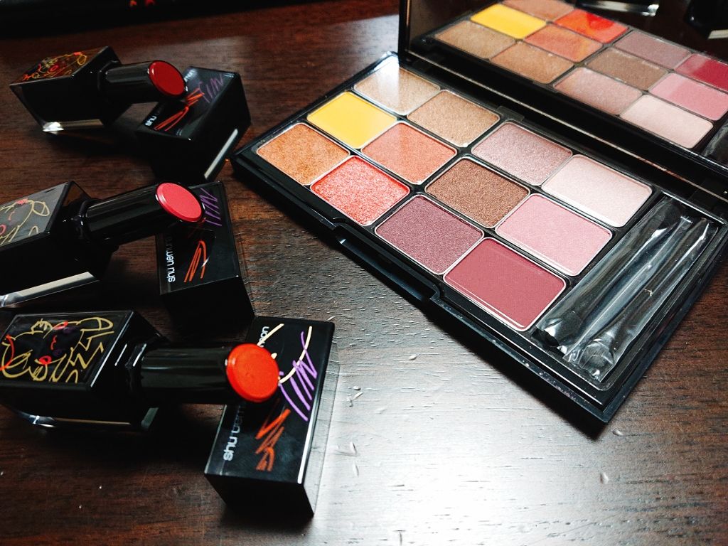 ルージュ アンリミテッド アンプリファイド<2019年クリスマスコフレ限定>/shu uemura/口紅を使ったクチコミ(2枚目)