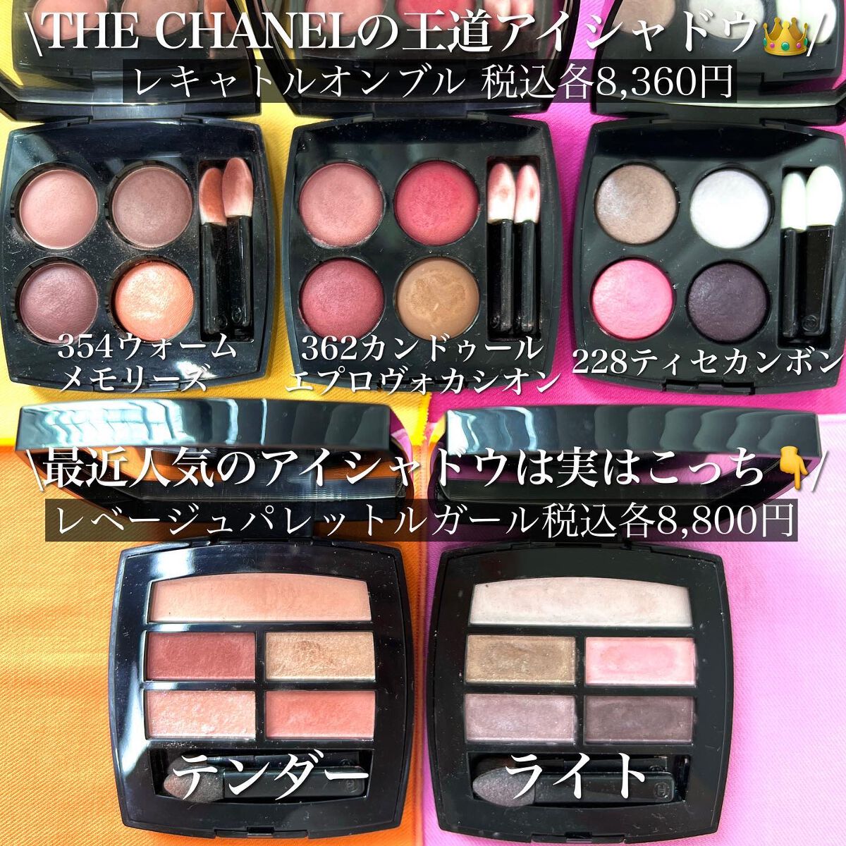 レ キャトル オンブル/CHANEL/アイシャドウパレットを使ったクチコミ(2枚目)