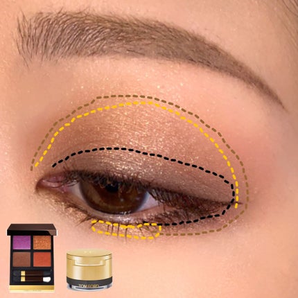 クリーム アンド パウダー アイ カラー/TOM FORD BEAUTY/ジェル・クリームアイシャドウを使ったクチコミ(7枚目)