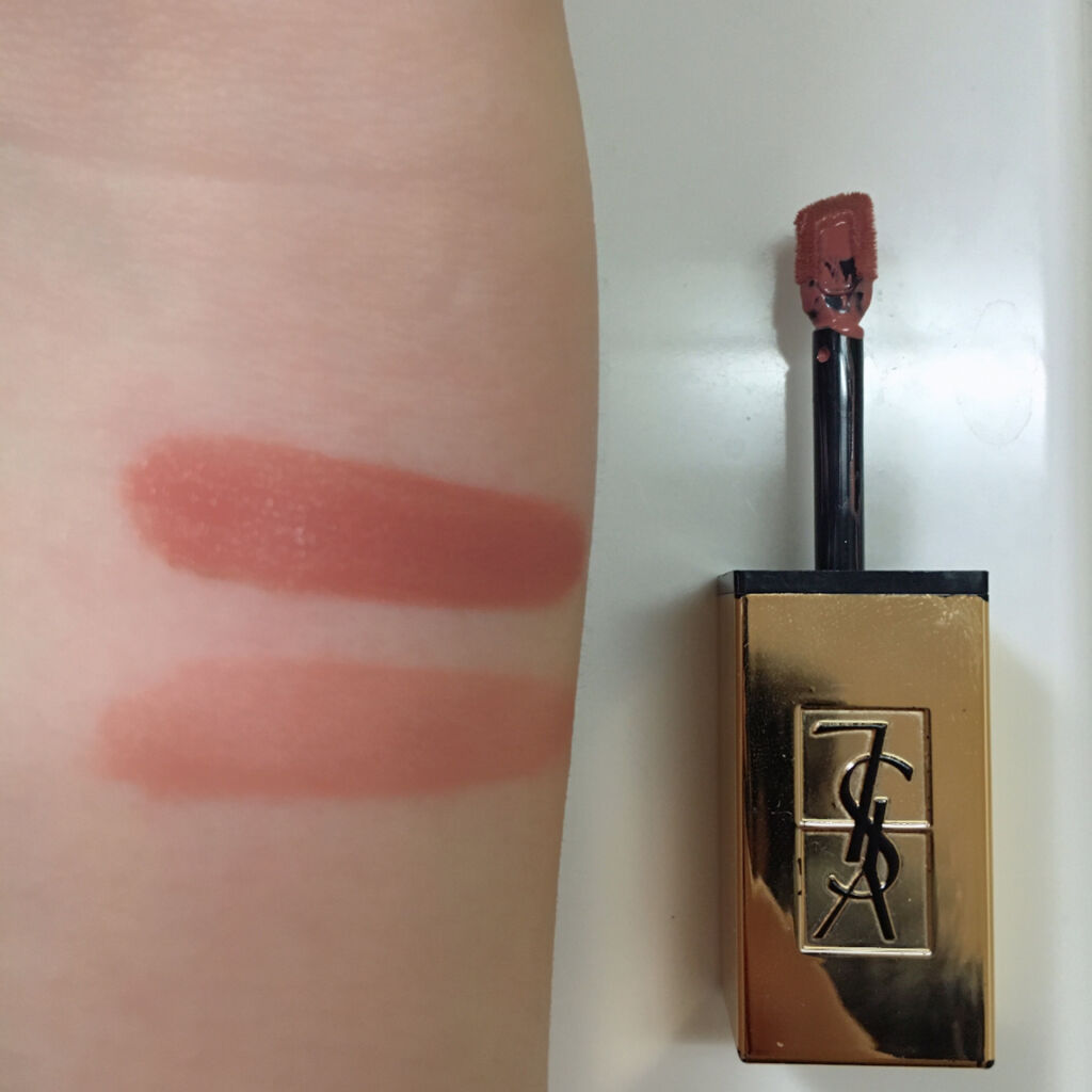 タトワージュ クチュール No.7 ニュアンテルディ/YVES SAINT LAURENT BEAUTE/口紅を使ったクチコミ（2枚目）