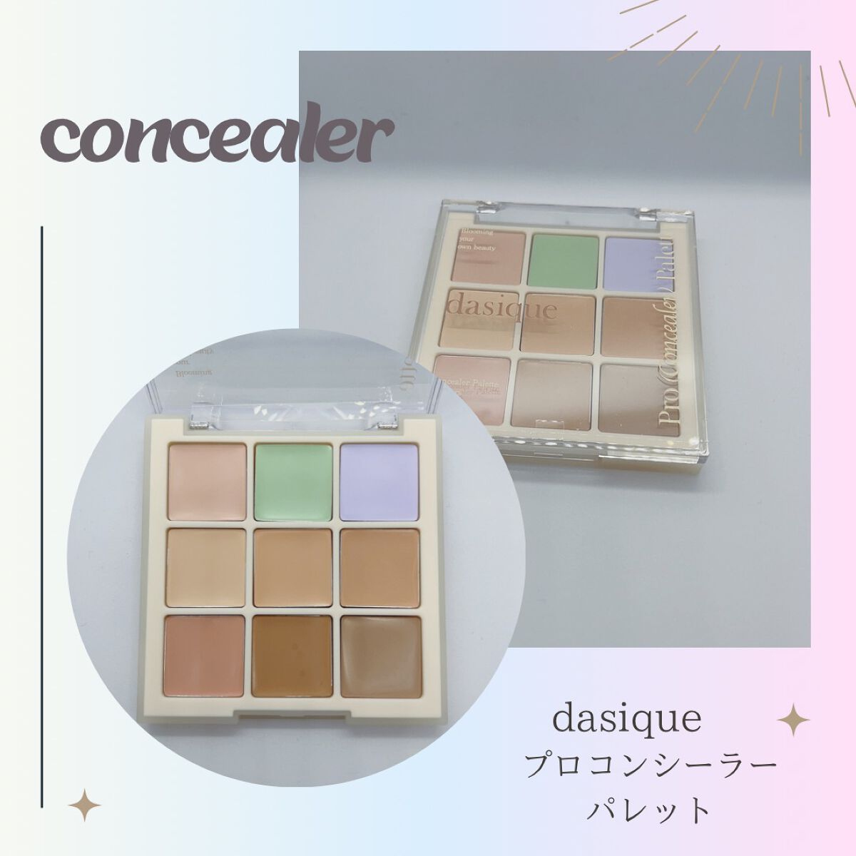 プロコンシーラーパレット/dasique/パレットコンシーラーを使ったクチコミ(1枚目)