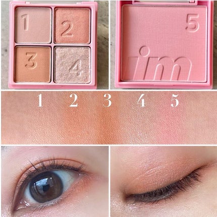 マルチキューブ/i’m meme/アイシャドウパレットを使ったクチコミ(2枚目)