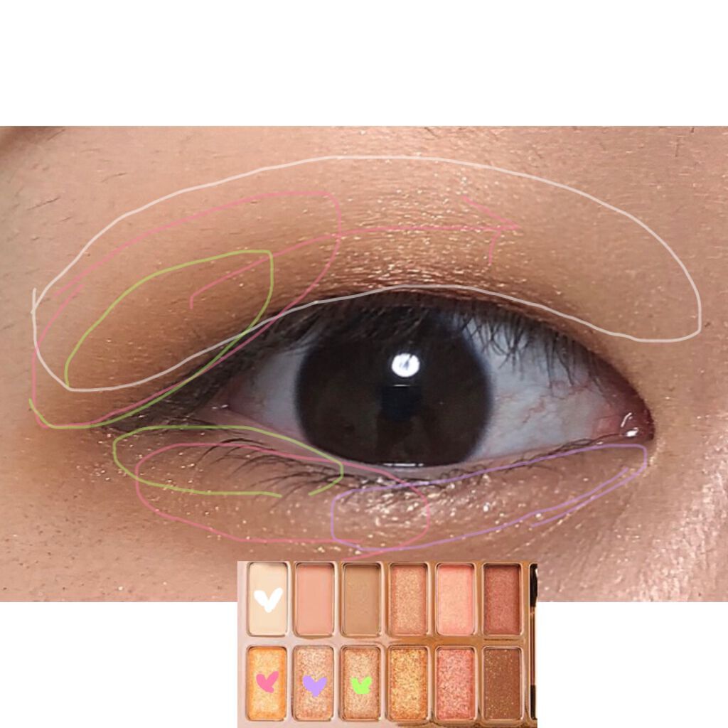 バレンタインボックス/VAVI MELLO/アイシャドウパレットを使ったクチコミ（2枚目）