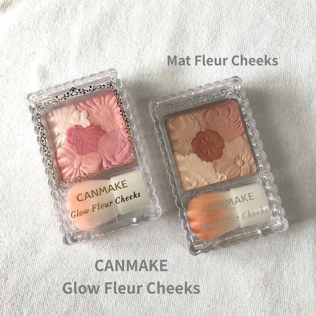 マットフルールチークス/キャンメイク/パウダーチークを使ったクチコミ（1枚目）