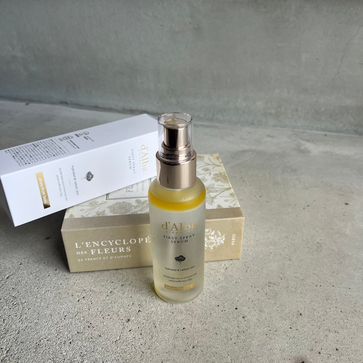 ダルバ ホワイトトリュフファーストスプレーセラム/ダルバ/ミスト状化粧水を使ったクチコミ(1枚目)