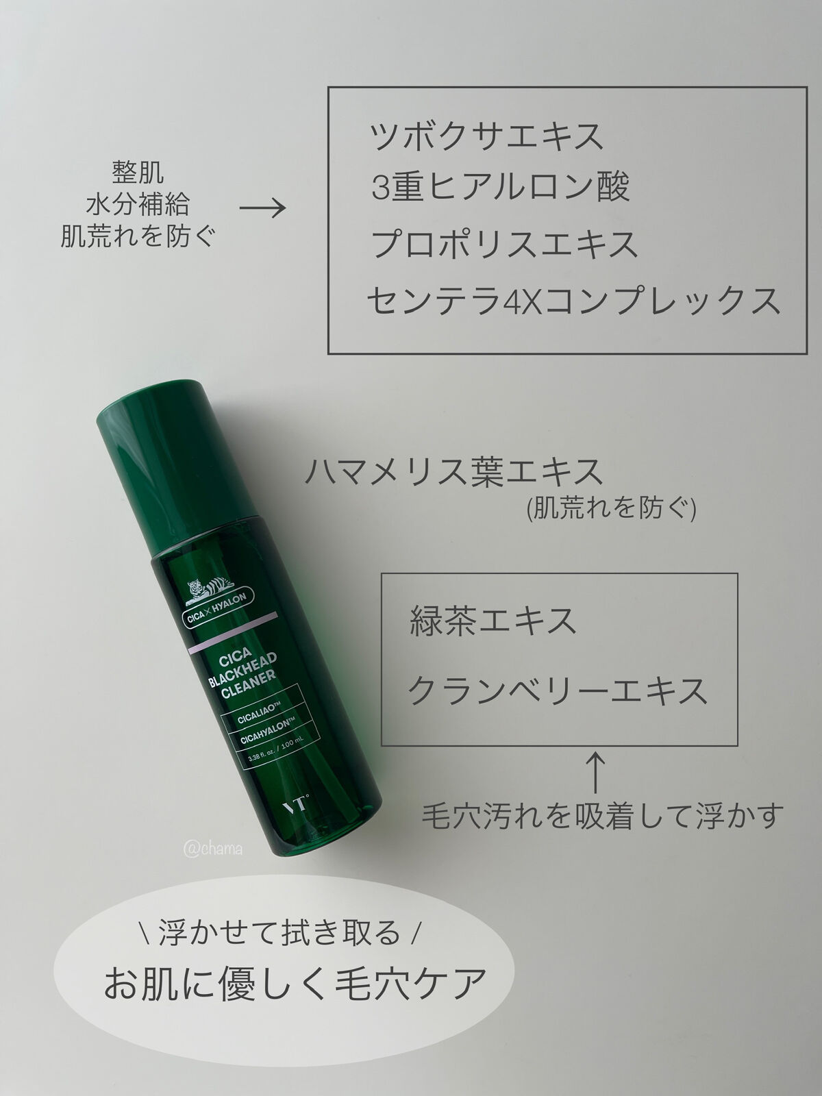 CICA ブラックヘッドクリーナー/VT/その他スキンケアを使ったクチコミ（2枚目）