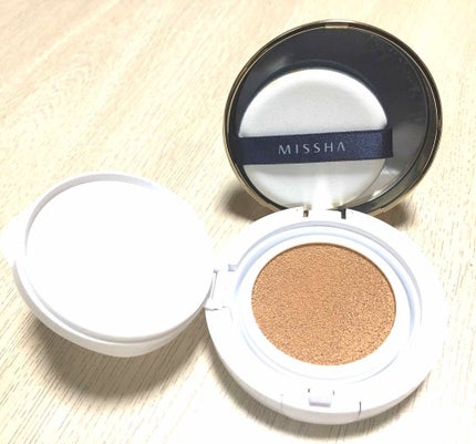M クッション ファンデーション(モイスチャー)/MISSHA/クッションファンデーションを使ったクチコミ(2枚目)