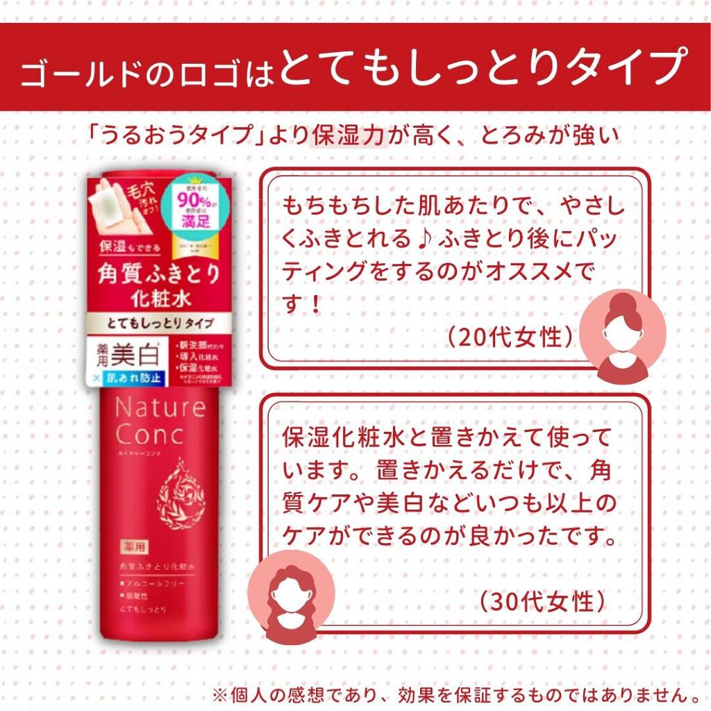 ネイチャーコンク 薬用クリアローション/ネイチャーコンク/拭き取り化粧水を使ったクチコミ（3枚目）