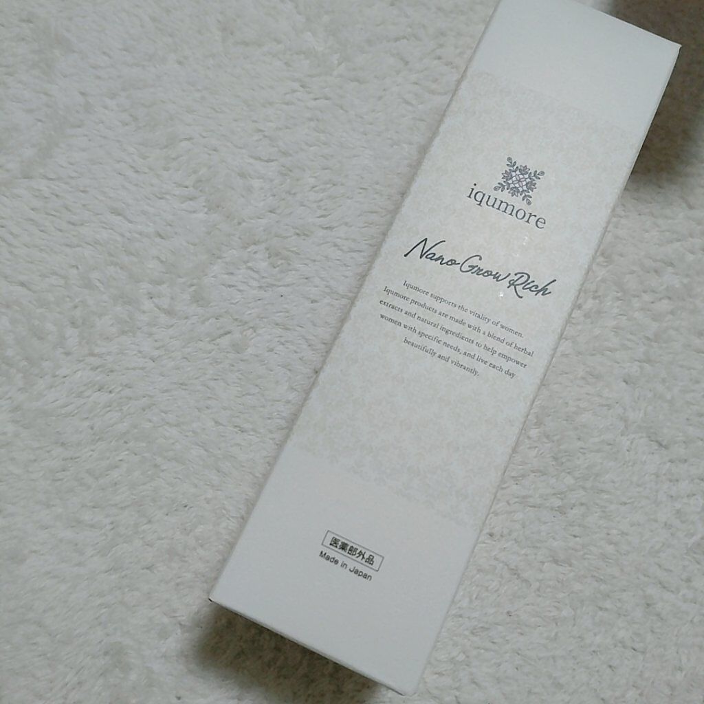 ナノグロウリッチ/iqumore/頭皮ローションを使ったクチコミ（1枚目）