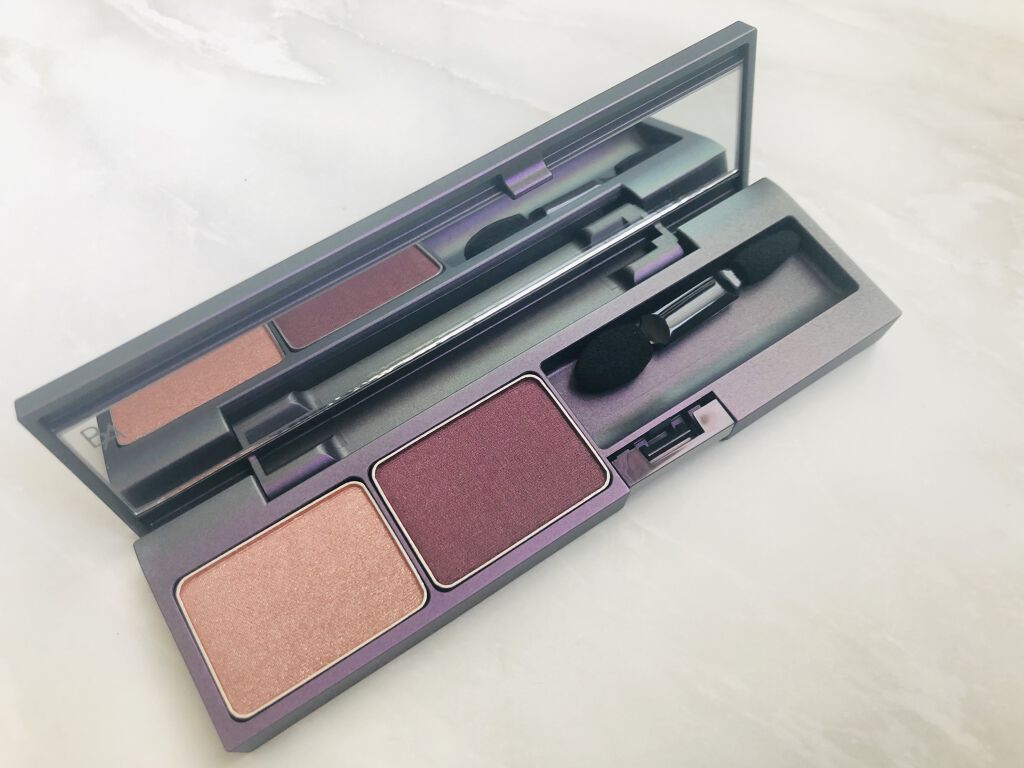 B.A カラーズ アイパウダー オーベルジンレッド＆ローズシャンパン/B.A/アイシャドウパレットを使ったクチコミ（2枚目）