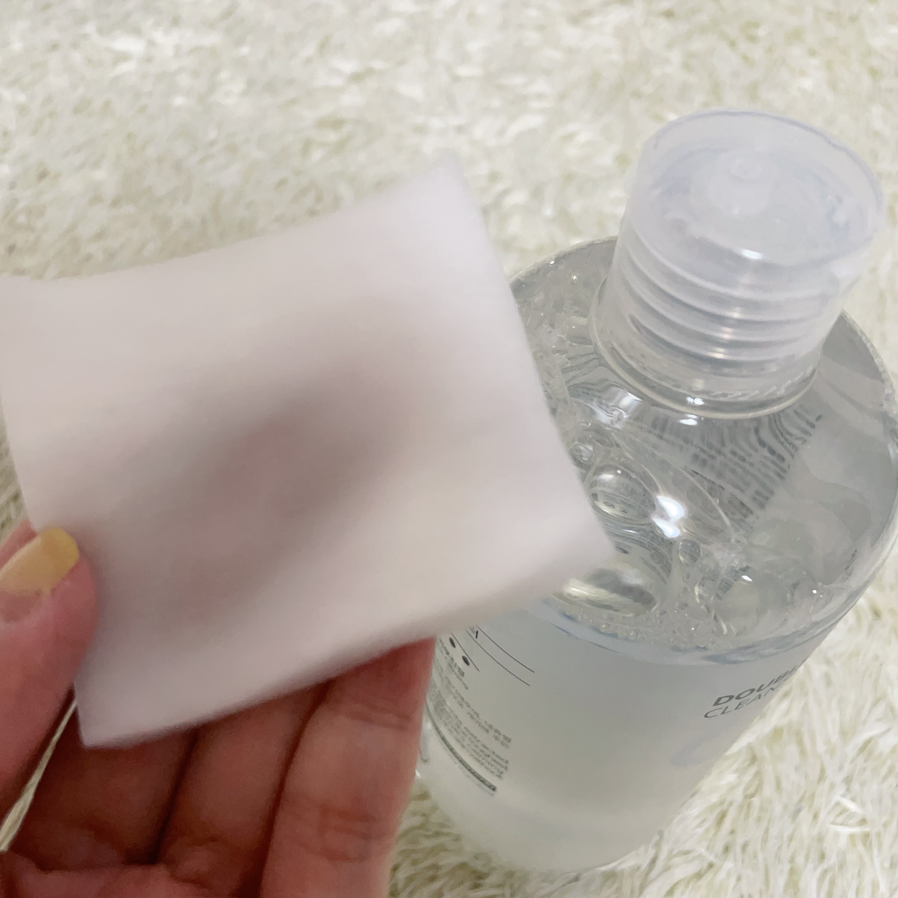 ダブルショットクレンジングウォーター/LUOKI/クレンジングウォーターを使ったクチコミ（2枚目）