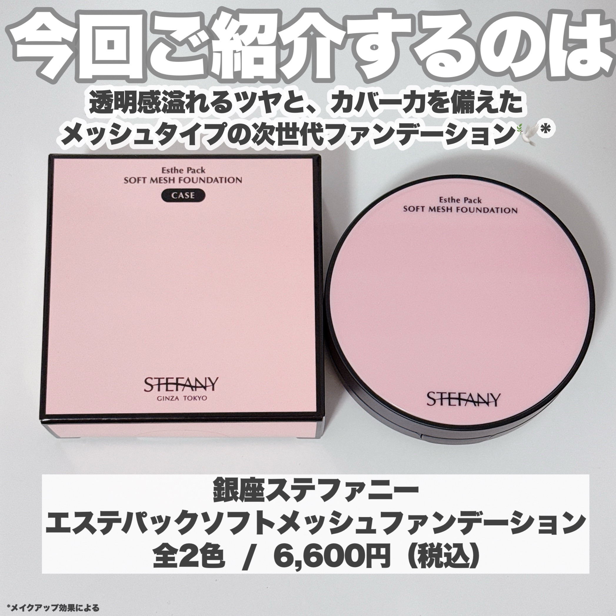 エステパック ソフトメッシュ ファンデーション/ステファニー/その他ファンデーションを使ったクチコミ（2枚目）