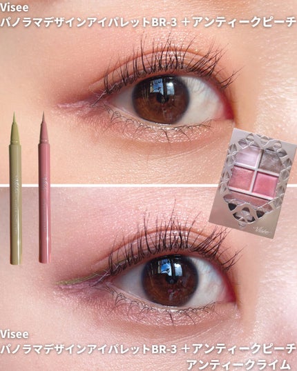 アンティークパステル ライナー/Visée/リキッドアイライナーを使ったクチコミ(6枚目)