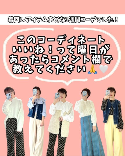 かおりんりん@16タイプパーソナルカラーアナリスト on LIPS 「【ブルベ夏/フレッシュ/ウェーブの1週間コーデ📝】@kaori..」(9枚目)