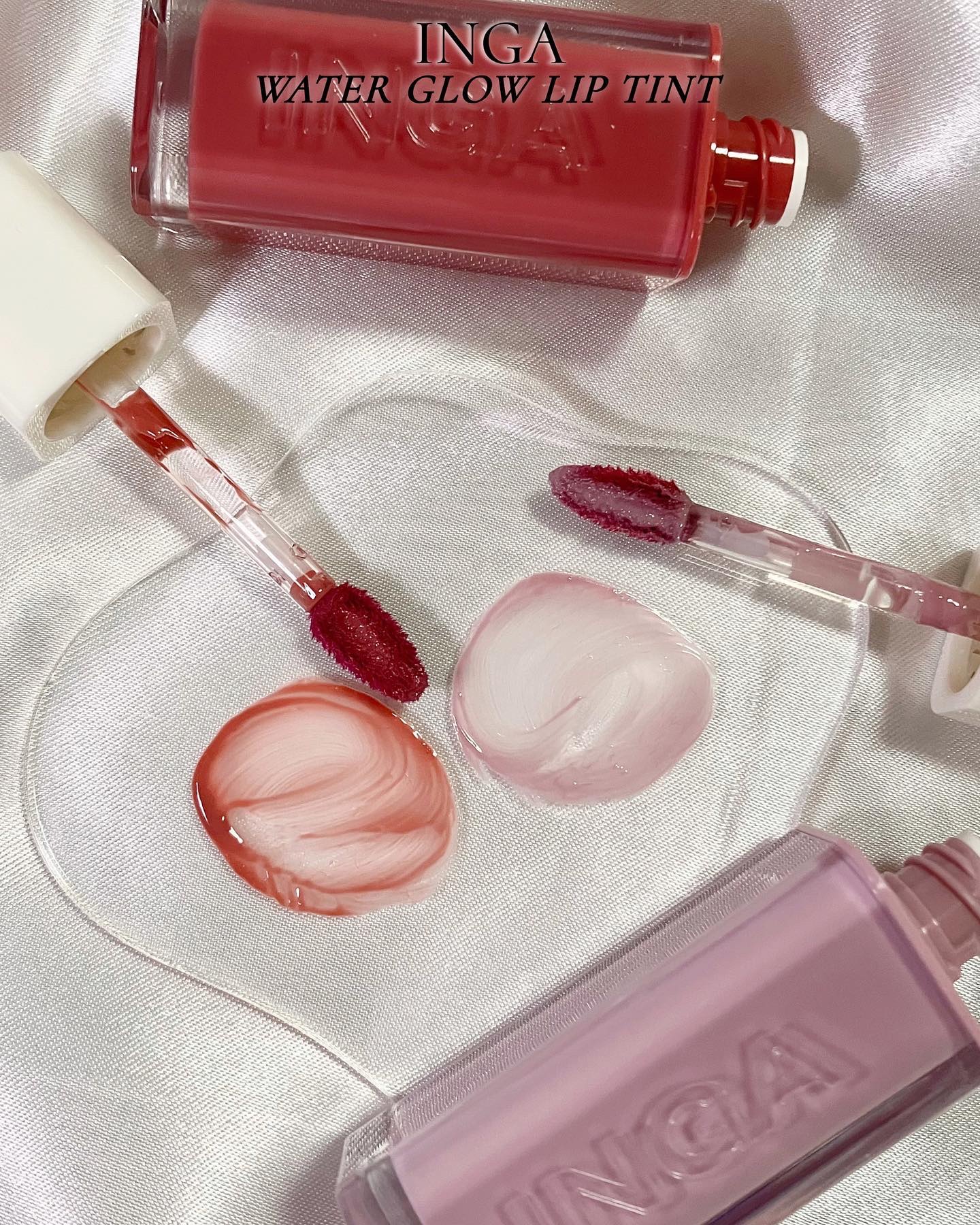 ウォーターグローリップティント スプラッシュ/INGA/リップティントを使ったクチコミ（3枚目）