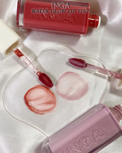 ウォーターグローリップティント/INGA/リップティントを使ったクチコミ(3枚目)