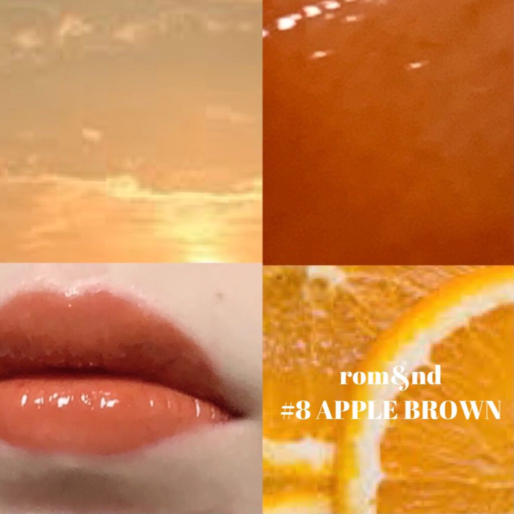 ジューシーラスティングティント/rom&nd/リップティントを使ったクチコミ(1枚目)