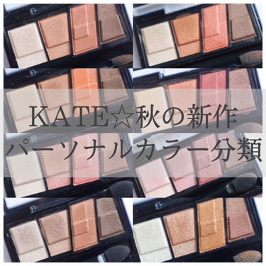 KATEの新作アイシャドウの
パーソナルカラー分類です。
.
❀.*･ﾟ使用コスメ. ﾟ･*.✿
KATE
デザイニングブラウンアイズ  ¥1200
全8色 (2020.10 現在)
.
就活メイクなど