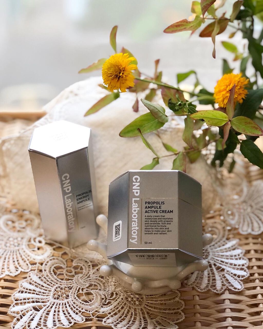 プロポリスアンプル アクティブクリーム/CNP Laboratory/フェイスクリームを使ったクチコミ（1枚目）