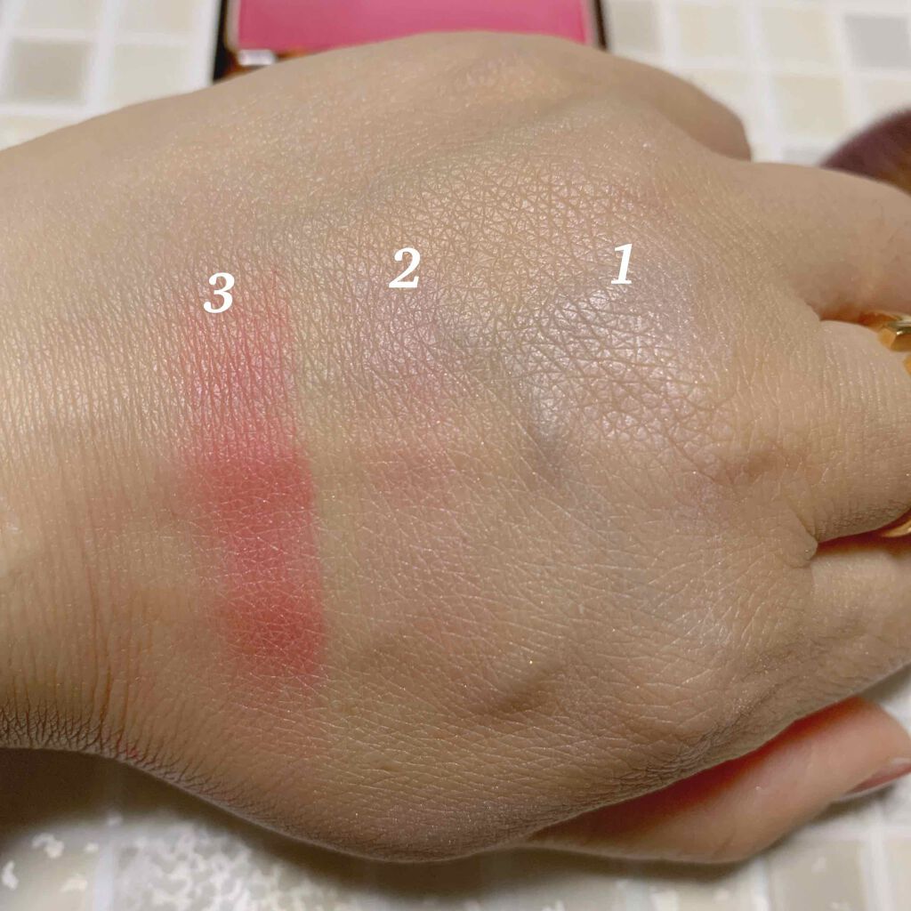 オーラティック ブラッシュ/excel/パウダーチークを使ったクチコミ(3枚目)