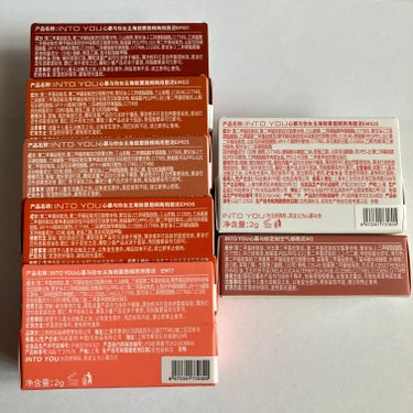 スーパーマットリップ＆チークマッド EM06 人気者オレンジ/INTO U/口紅を使ったクチコミ（2枚目）