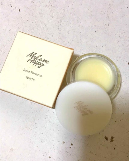 メイクミーハッピー ソリッドパフューム WHITE/キャンメイク/練り香水を使ったクチコミ(1枚目)