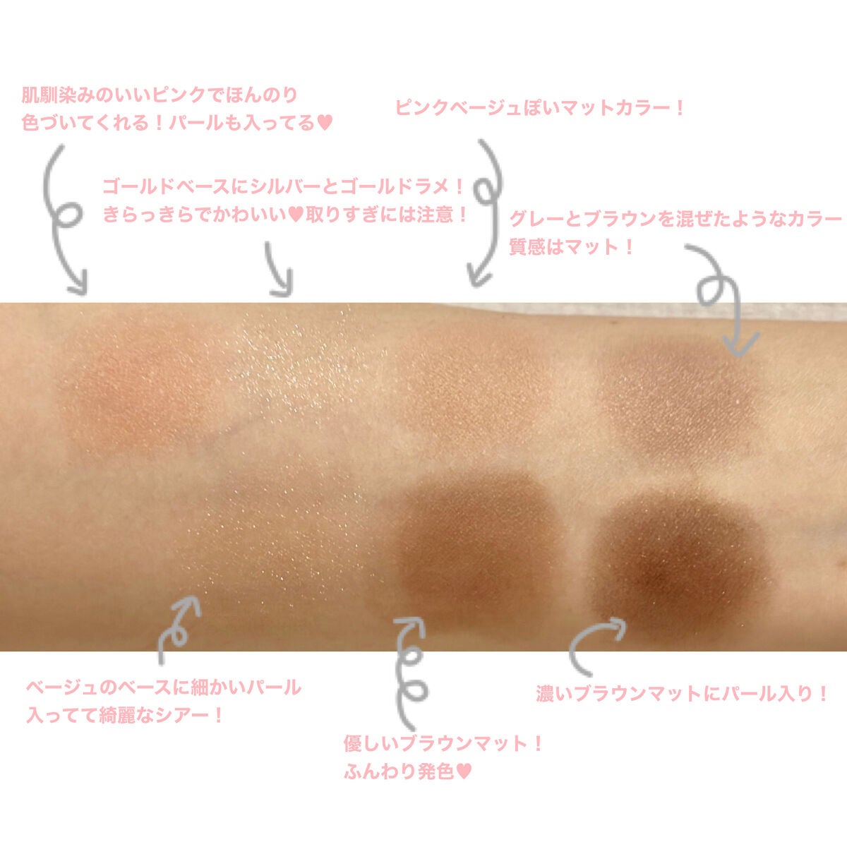 ウォンジョンヨ W デイリームードアップパレット /Wonjungyo/アイシャドウパレットを使ったクチコミ(3枚目)