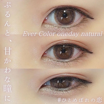 エバーカラーワンデー ナチュラル/エバーカラー/ワンデー(1DAY)カラコンを使ったクチコミ(1枚目)