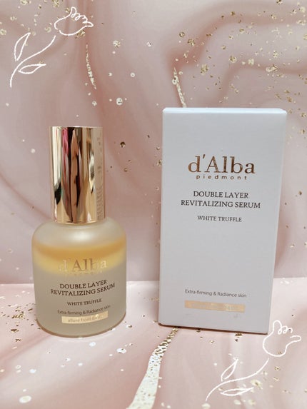 ホワイトトリュフダブルレイヤーリバイタライジングセラム/ダルバ/美容液を使ったクチコミ(1枚目)