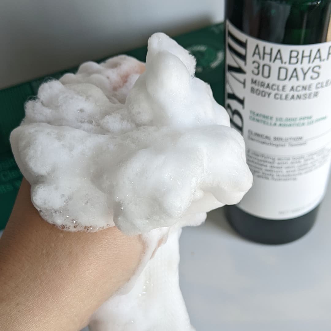 AHA·BHA·PHA 30デイズミラクルアクネボディクレンザー/SOME BY MI/ボディソープを使ったクチコミ（3枚目）