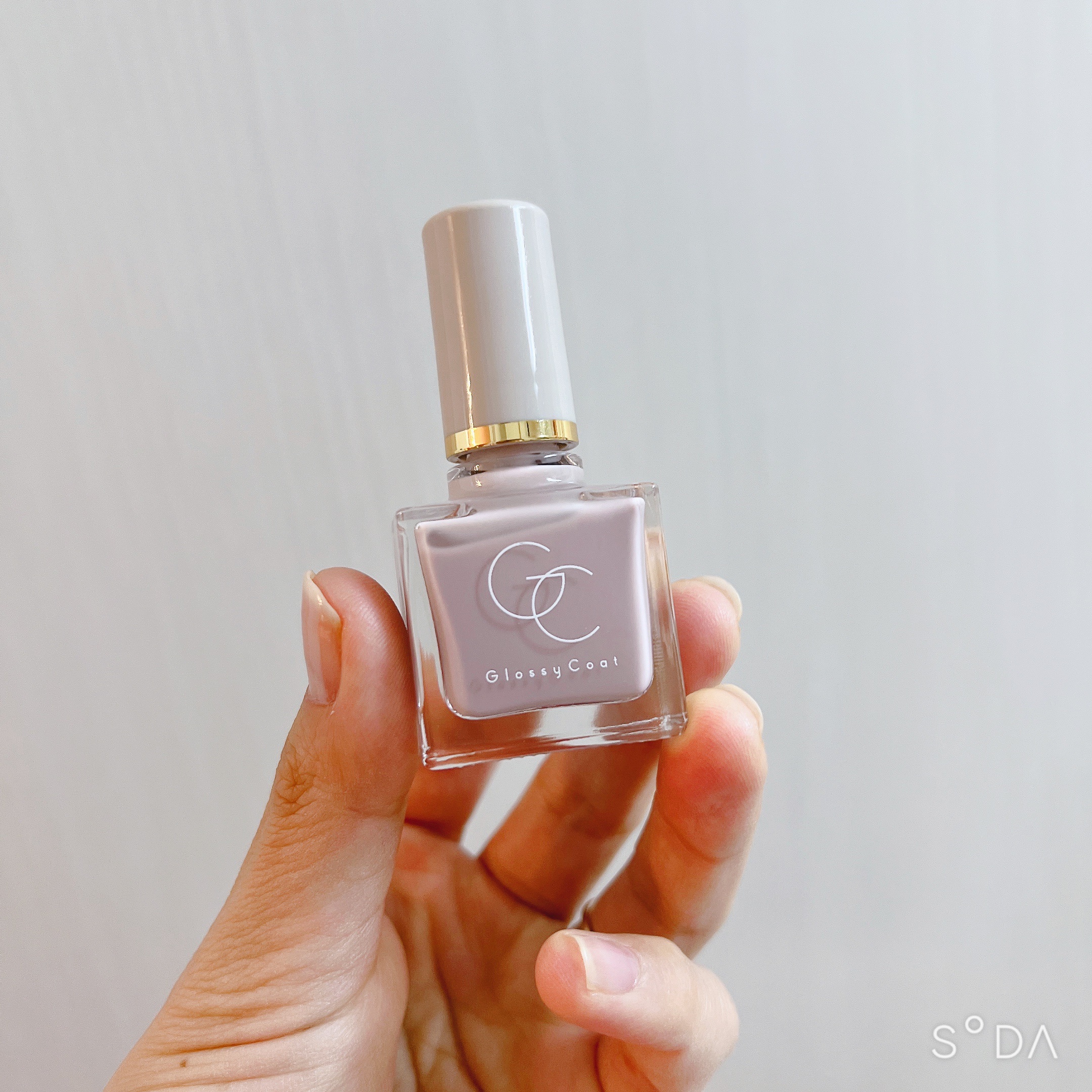 グロッシーコート グレージュ【新】/スキューズミー/オールインワンネイルを使ったクチコミ（1枚目）