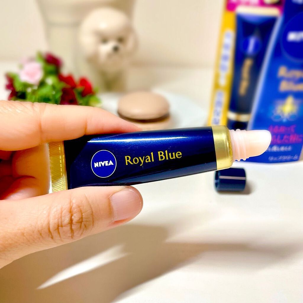 ニベア　ロイヤルブルーリップ　濃密美容ケア/ニベア/リップ美容液を使ったクチコミ（2枚目）