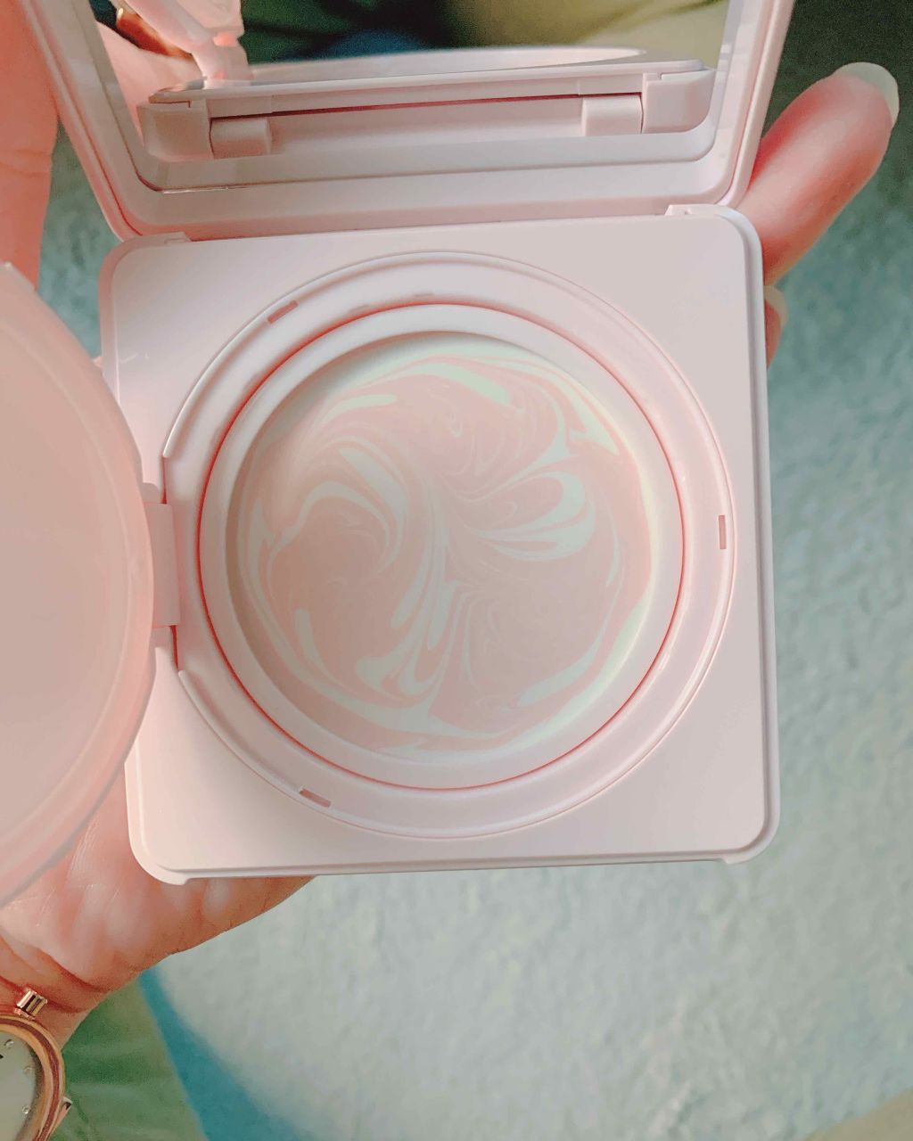 ランタンポレル ブロッサム クリーム コンパクト/GIVENCHY/化粧下地を使ったクチコミ(3枚目)