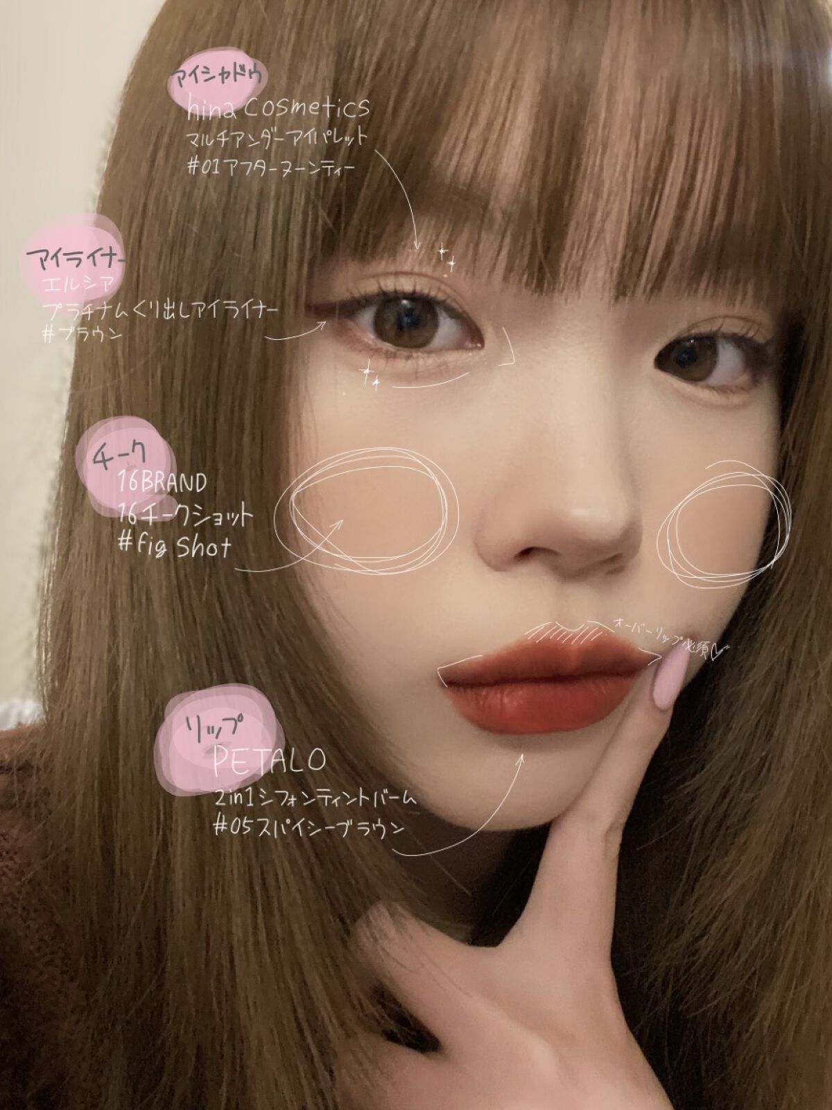 2イン1 シフォンティントバーム/PETALO/リップティントを使ったクチコミ（2枚目）
