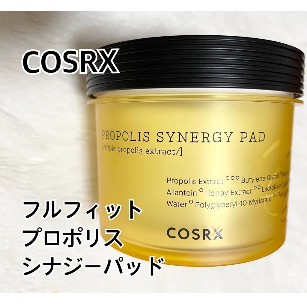 フルフィットプロポリスシナジーパッド/COSRX/トナーパッドを使ったクチコミ（1枚目）