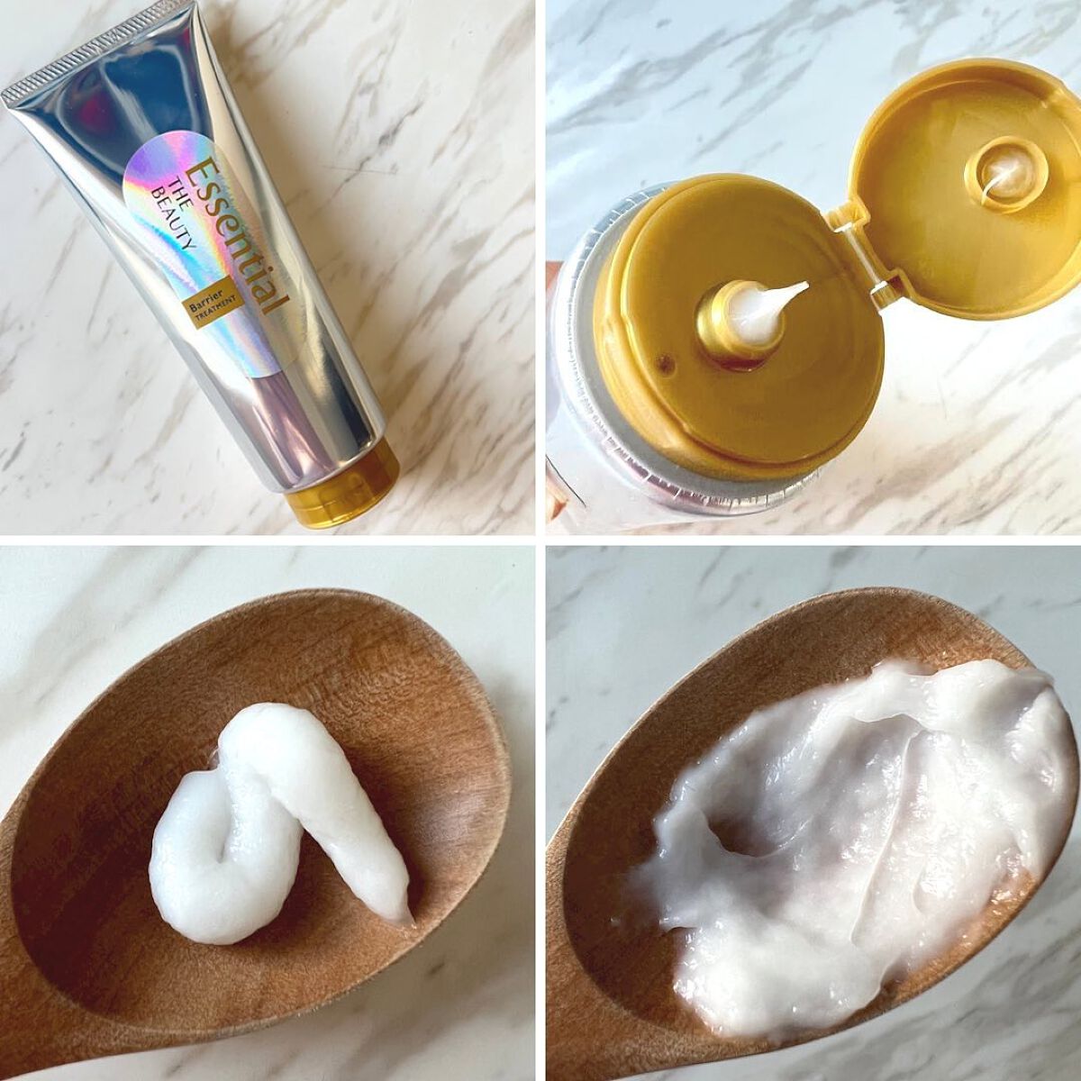 髪のキメ美容バリアトリートメント/エッセンシャル/洗い流すヘアトリートメントを使ったクチコミ（3枚目）