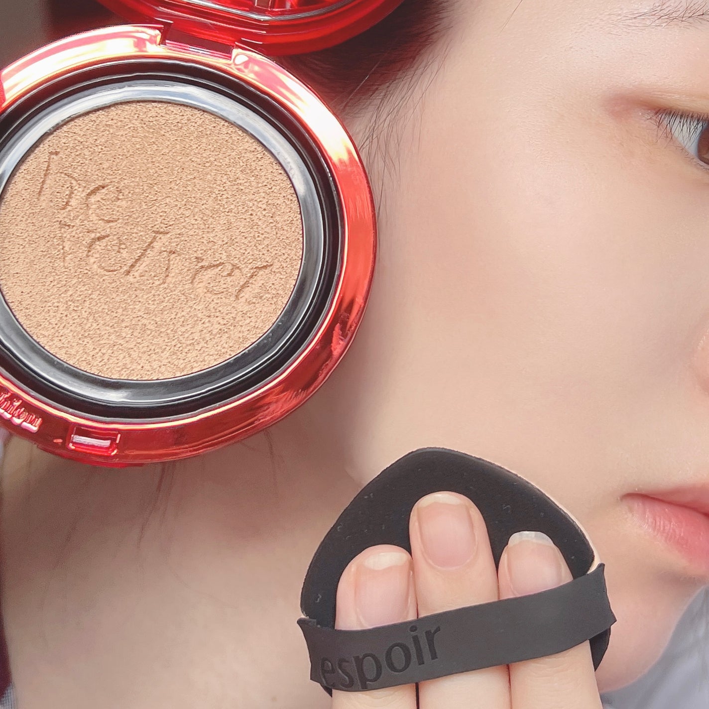 プロテーラービーベルベットカバークッション/espoir/クッションファンデーションを使ったクチコミ(5枚目)