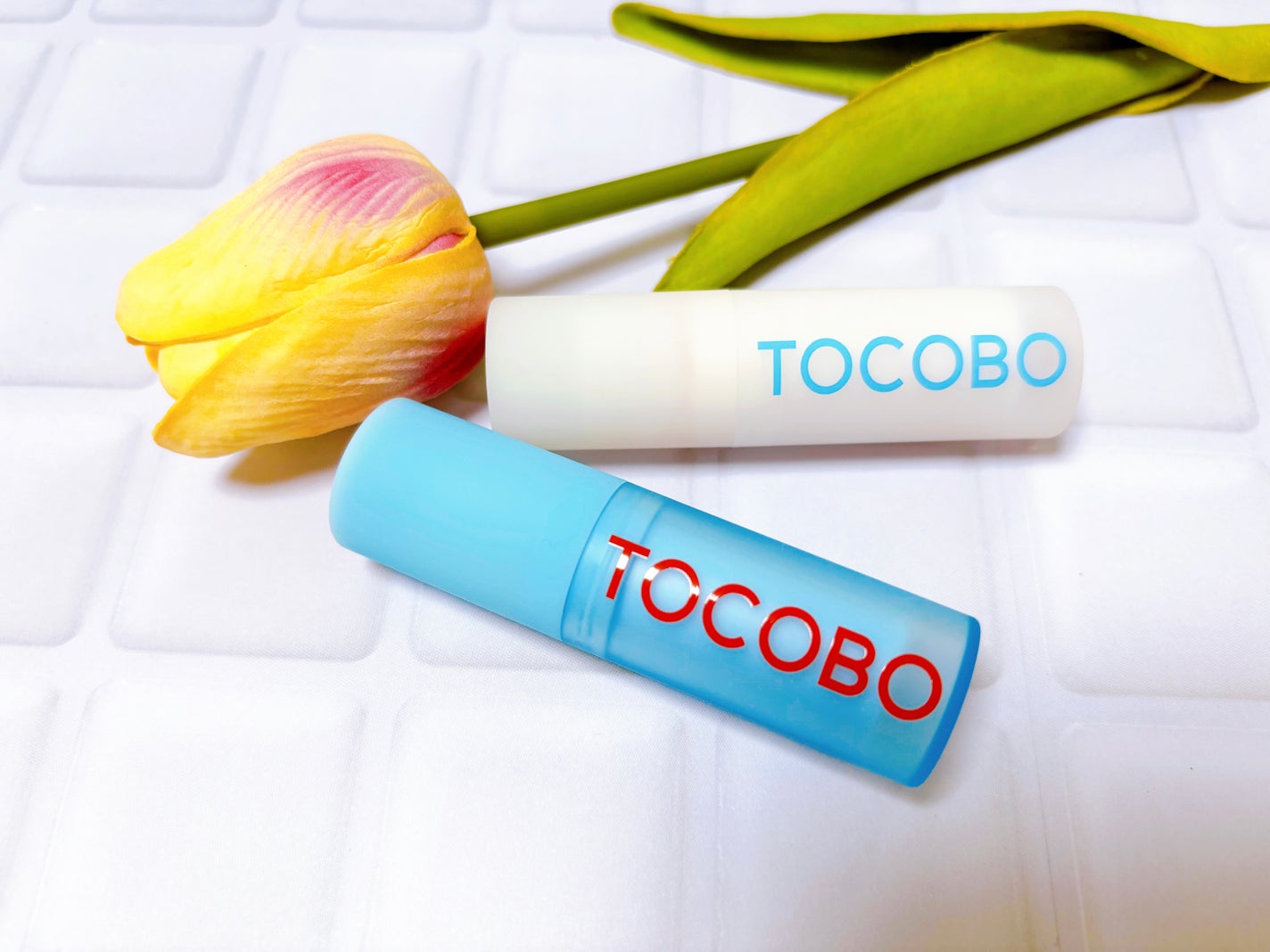 グラスティンティッドリップバーム/TOCOBO/リップバームを使ったクチコミ(1枚目)