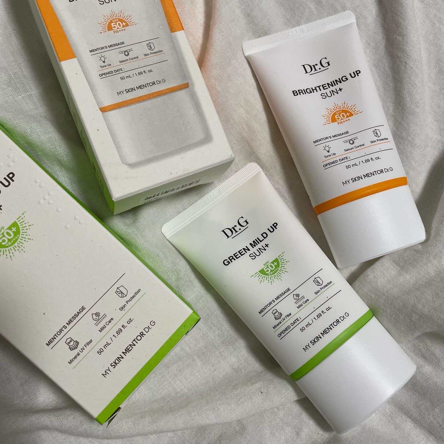 グリーンマイルドアップサンプラス/Dr.G/日焼け止めクリームを使ったクチコミ（1枚目）