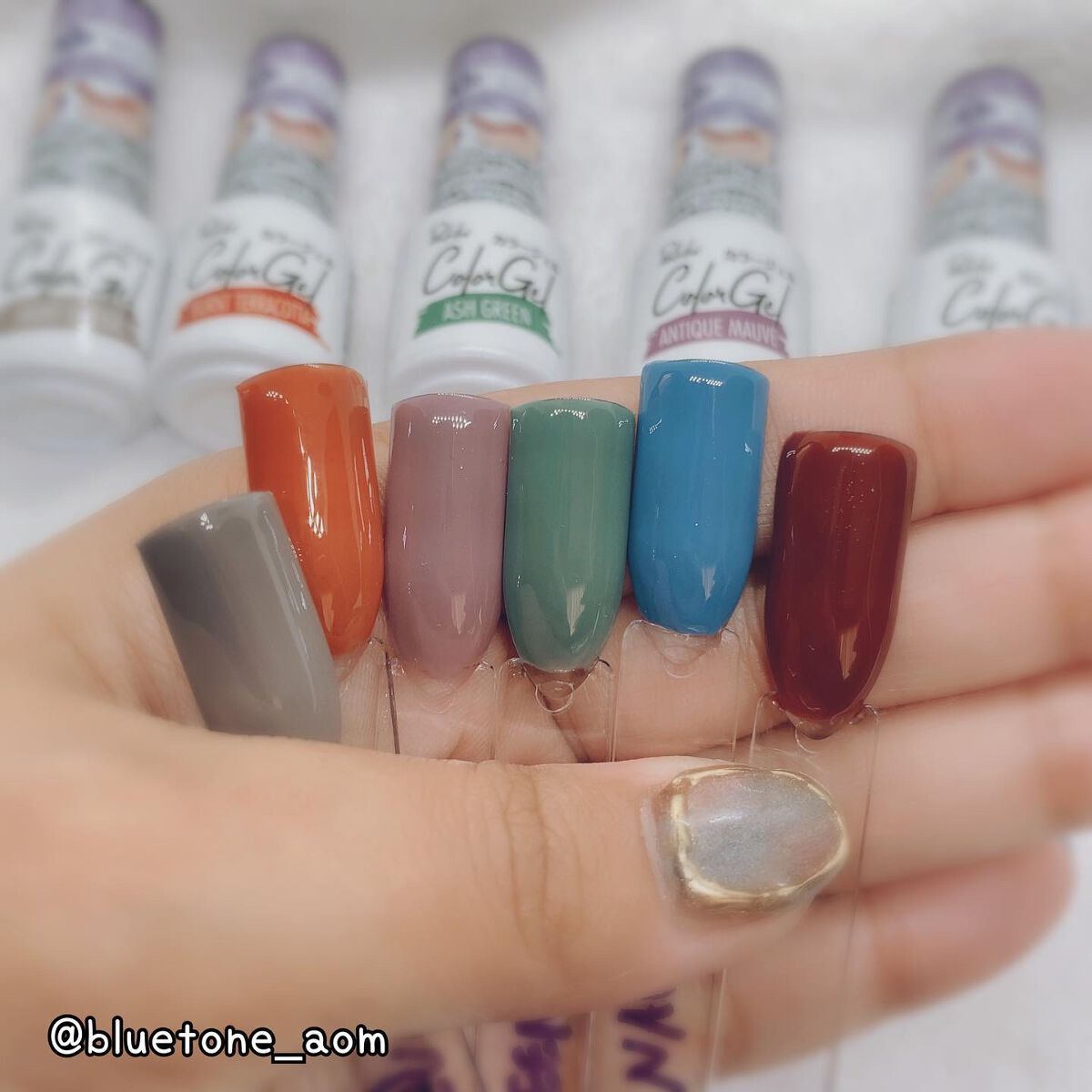 パル カラージェル/キャンドゥ/ジェルネイルを使ったクチコミ(5枚目)