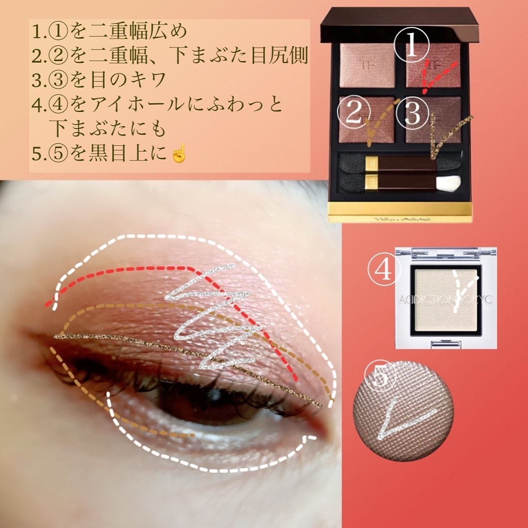 アイ カラー クォード/TOM FORD BEAUTY/アイシャドウパレットを使ったクチコミ(2枚目)