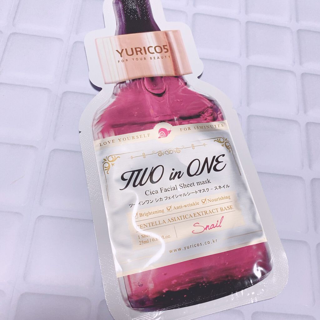 ユリコス 2in1 シカ フェイシャル シートマスク/YURICO5/シートマスク・パックを使ったクチコミ（3枚目）