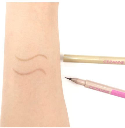 描くふたえアイライナー/CEZANNE/リキッドアイライナーを使ったクチコミ(2枚目)